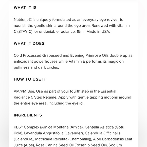 Kat Burki Nutrient C Eye Cream - Picture 7 of 9